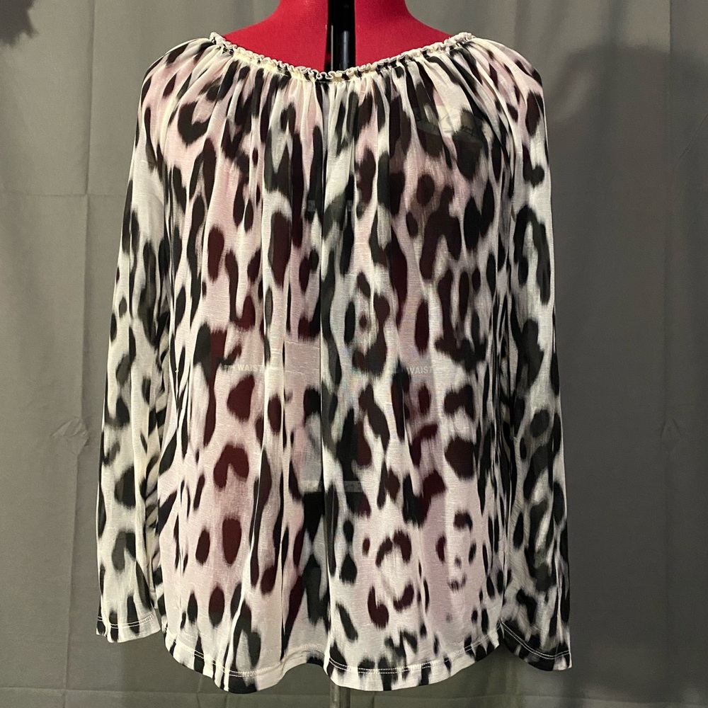 Worthington sheer blouse